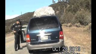 New Mexico State Police pursue Tennessee mother five children into Taos [upl. by Enaek]