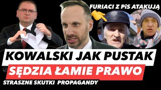 KOWALSKI HIENĄ POWODZI – HAŃBA SĘDZIEGO❗️NALOT DZIADÓW PiS I KATODOKTRYNA W KRS TAK STRASZĄ TUSKA [upl. by Nylhsoj]