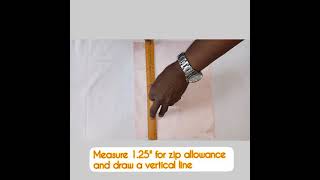 How to Sew a Lapped Zipper easiest way to insert Shorts [upl. by Gilliam]