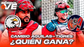 LVBP Cambio de caretas entre las Águilas del Zulia y los Tigres De Aragua  DIAMANTE 23 BÉISBOL VE [upl. by Ursa190]