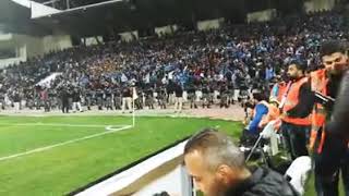 اسكات جماهير الوحدات من قبل جمهور الفيصلي بقياده ultras alfaisaly في عقر بيتهم🙊📢 [upl. by Sualokin]