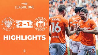 Highlights  Blackpool v Wigan Athletic [upl. by Kikelia]