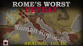 Arausio 105 BC Romes Worst Military Defeat Documentary [upl. by Hayalat]