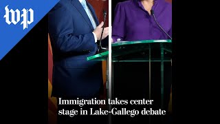 Immigration takes center stage in LakeGallego debate [upl. by Greenleaf]