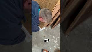 How to properly install shoe molding MUST HAVE EXPERT ADVICE woodworking diy remodel build [upl. by Declan402]