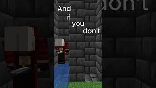 IF YOU DIE ILL DIE minecraft [upl. by Masao]