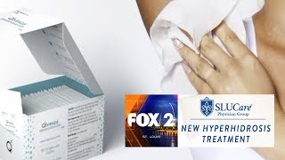 New FDA Approved Treatment for Hyperhidrosis  SLUCare Health Watch [upl. by Ennayhc]