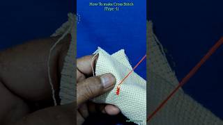 Cross Stitch I Cross Stitch For Beginners shorts youtubeshorts crossstitch crossstitchtutorial [upl. by Paulette]