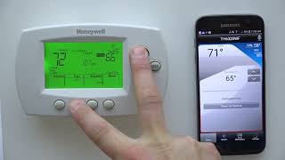 Com restablir la connexió wifi al vostre termòstat Honeywell Home FocusPRO  IGSA [upl. by Attenyl]