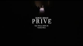 Giorgio Armani Privé Fall Winter 202425 show [upl. by Himelman950]