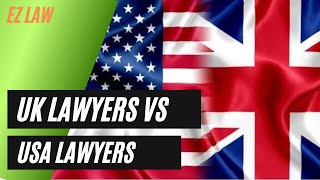 UK LAWYERS VS USA LAWYERS  Whats the difference Definitions  training  salaries compared [upl. by Hsara263]