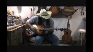 Man of Constant Sorrow on Fender Resonator in DADGAD no slide [upl. by Ahsinelg242]