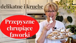 PRZEPYSZNE CHRUPIĄCE FAWORKI DELIKATNE I KRUCHE [upl. by Angelico519]