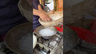 Traditional Binni Chaler Patishapta Pitha Recipe shorts [upl. by Nerradal]