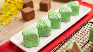 NoBake MINT CHOCOLATE MELTAWAYS  FANNIE MAY COPYCAT  Recipesnet [upl. by Josh]