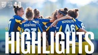 Highlights  Parma WomenOrobica Bergamo  Serie B Femminile 202425 [upl. by Anihsak]