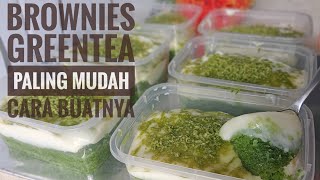 RESEP BROWNIES LUMER GREENTEA [upl. by Yecnahc]