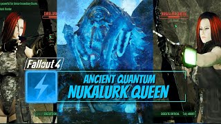 Fallout 4  MODDED GAMEPLAY Ancient Quantum Nukalurk Queen South Boston Grotto [upl. by Patric]