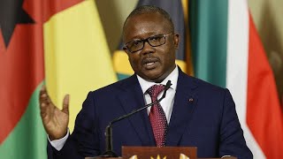 GuinéeBissau  le président Embalo dénonce une tentative de coup dEtat [upl. by Lleznol]