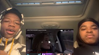 Adele Carpool Karoke REACTION Best Moments [upl. by Ethelin622]