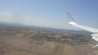 Landing at Perugia Airport Italy on 1 Aug 17 from London [upl. by Cassandre]