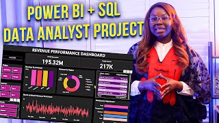 Power BI amp SQL  Data Analyst Portfolio Project  SQL Database to Power BI Dashboard powerbipro [upl. by Adah]