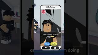 ROBLOX SNAPCHAT TROLLING PART 20😭👻 funny robloxmemes meme viral roblox [upl. by Ahsirat10]