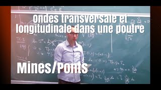 MPPCPSI Système élastique continu Corrigé Mines Ponts Physique 1 2016 [upl. by Attenwahs]