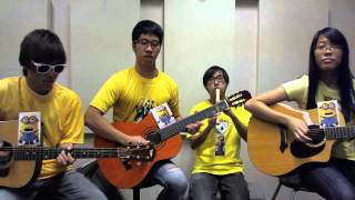 Banana Minions  a guitar cover by Hashtag [upl. by Ahsekar]