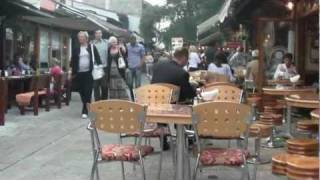 Sarajevo Bosnia Walking Through the Marketplace [upl. by Aitel]