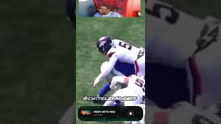 CHISELED ADONIS WK1 NFL GAME HIGHLIGHT COMMENTARY [upl. by Drofwarc]