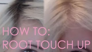 How To Blonde Root Touch Up Tutorial with Bleach or Box Dyes [upl. by Atileda728]