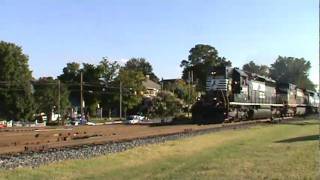 NS 156 at Kannapolis NC with a High Hood SD402 [upl. by Jaqitsch]