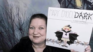 Goth Shopaholic Mary Engeldark Wall Calendar 2022 Unboxing [upl. by Eeleimaj]