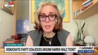 MSNBC analyst mocked over ‘lunatic’ glorification of Kamala Harris [upl. by Adelle]