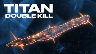 Two Titans in 24 Hours  Black Ops Rampage in Delve  EVE Online [upl. by Anaiq]