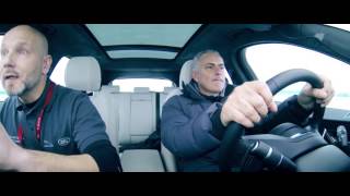 Jose Mourinho goes ice skating with Jaguar FPACE [upl. by Elyl]