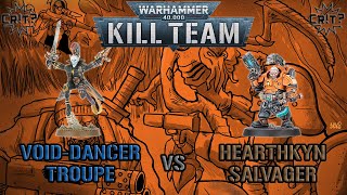 Kill Team  BhetaDecima Battle Report  Void Dancer Troupe vs Hearthkyn Salvager [upl. by Khajeh]