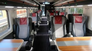 First Class Train Review  Dublin To Belfast Enterprise Plus [upl. by Yecnuahc]