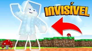 Minecraft DISFARCE INVISÍVEL  Esconde Esconde Troll [upl. by Anwaf]