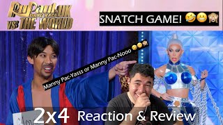 RuPaul’s Drag Race UK vs The World 2x4 “Snatch Game”  Reaction and Review [upl. by Asirral353]