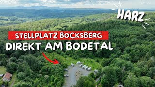 Camping im HARZ ✨Stellplatz Bocksberg Friedrichsbrunn bei Thale am Bodetal [upl. by Keating]