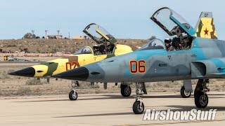 F5 Aggressors vs Helos Air to Air Demo  MCAS Yuma Airshow 2019 [upl. by Notserc]