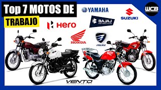 Top 7 MEJORES MOTOS de TRABAJO en México 🇲🇽  2024 [upl. by Giralda271]