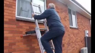 ✅LADDER  MAX STABILIZER USED ON SMALLER LADDER [upl. by Decima]