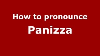 How to pronounce Panizza SpanishArgentina  PronounceNamescom [upl. by Ellives]