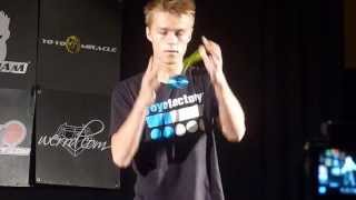 Close Up Gentry Stein World Yoyo Contest Semi Final [upl. by Ainesy856]