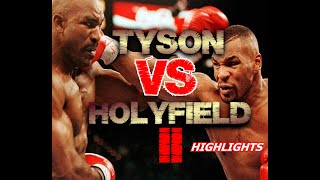 Tyson vs Holyfield 2 Highlights [upl. by Aranaj]