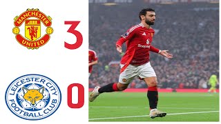 Manchester united vs leicester city 30 All Goals and Extended highlights [upl. by Airdua]