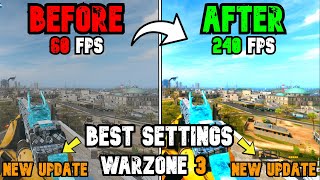 The BEST Warzone Season 5 Updated Settings Optimize FPS amp Visibility [upl. by Studner]